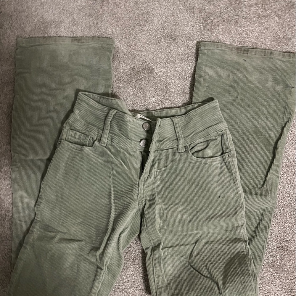 Pacsun Low rise Green Jeans